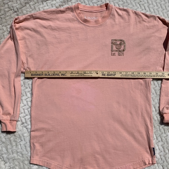 DISNEY PARKS AUTHENTIC ORGINAL SPIRIT JERSEY PINK WITH ROSE GOLD SPARKLING - Picture 6 of 7